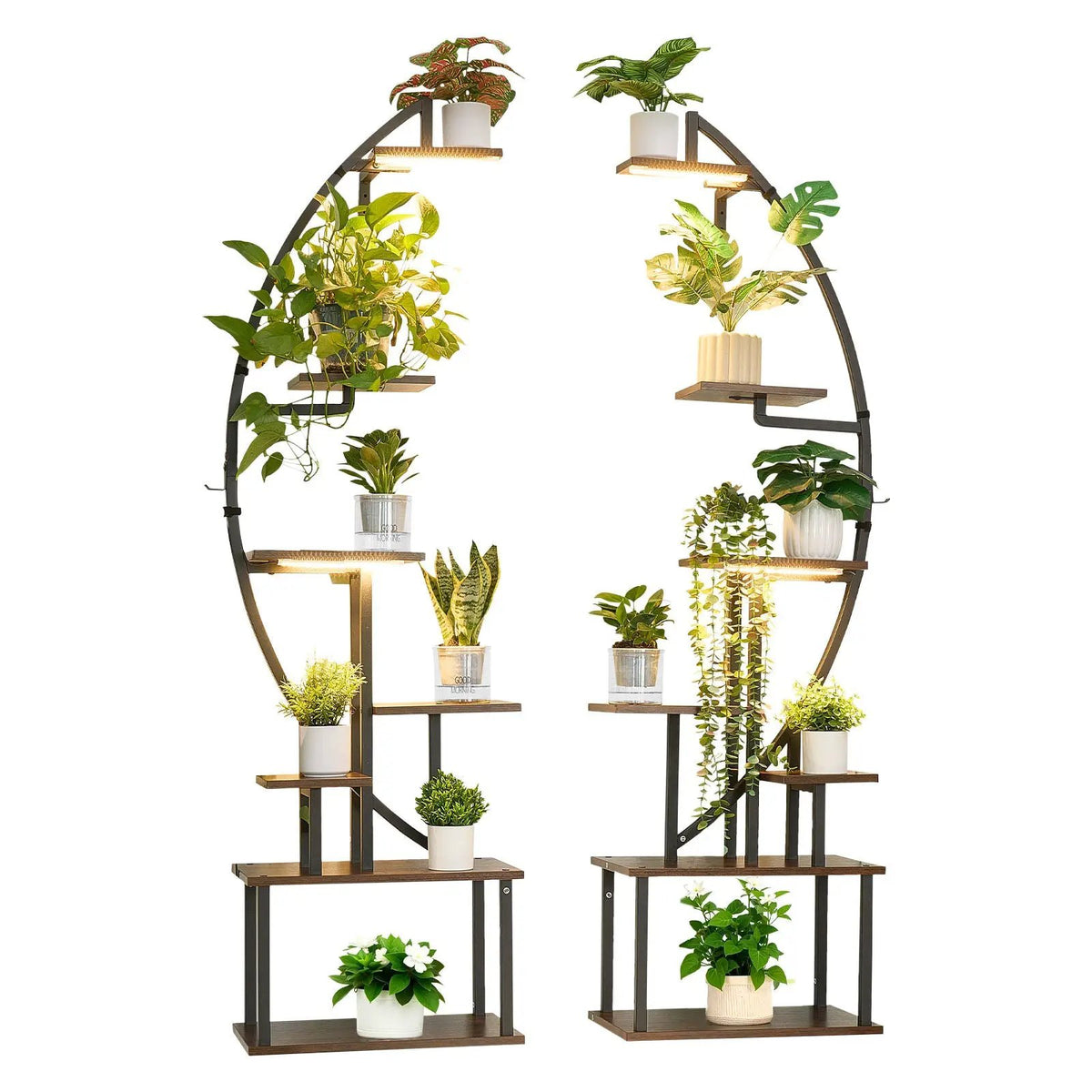 Indoor Plant Stand with Grow Lights by HouseOfZazla
