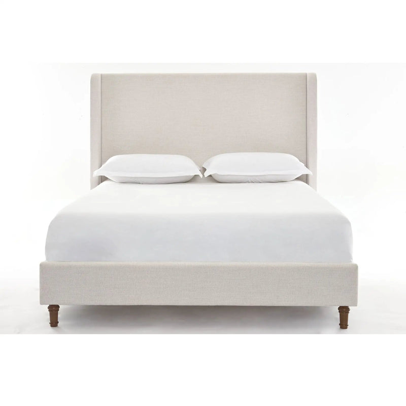 Hayden - Upholstered Wingback Bed With Tall Headboard by HouseOfZazla