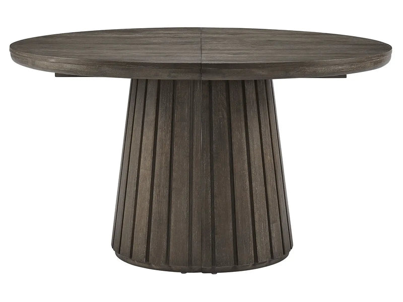 Kavanaugh - Round Dining Table - Weathered Kona Brown by Unique Piece Furniture