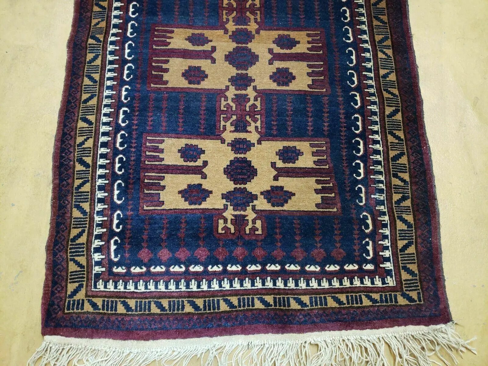 3' X 4' Vintage Handmade Balouchi Balouch Tribal Wool Rug Nice by Jewel Rugs