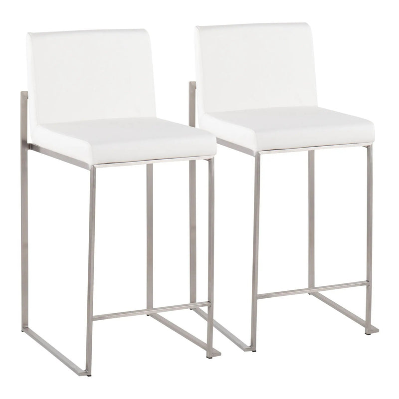 Fuji - Contemporary High Back Counter Stool, Functional Design by HouseOfZazla