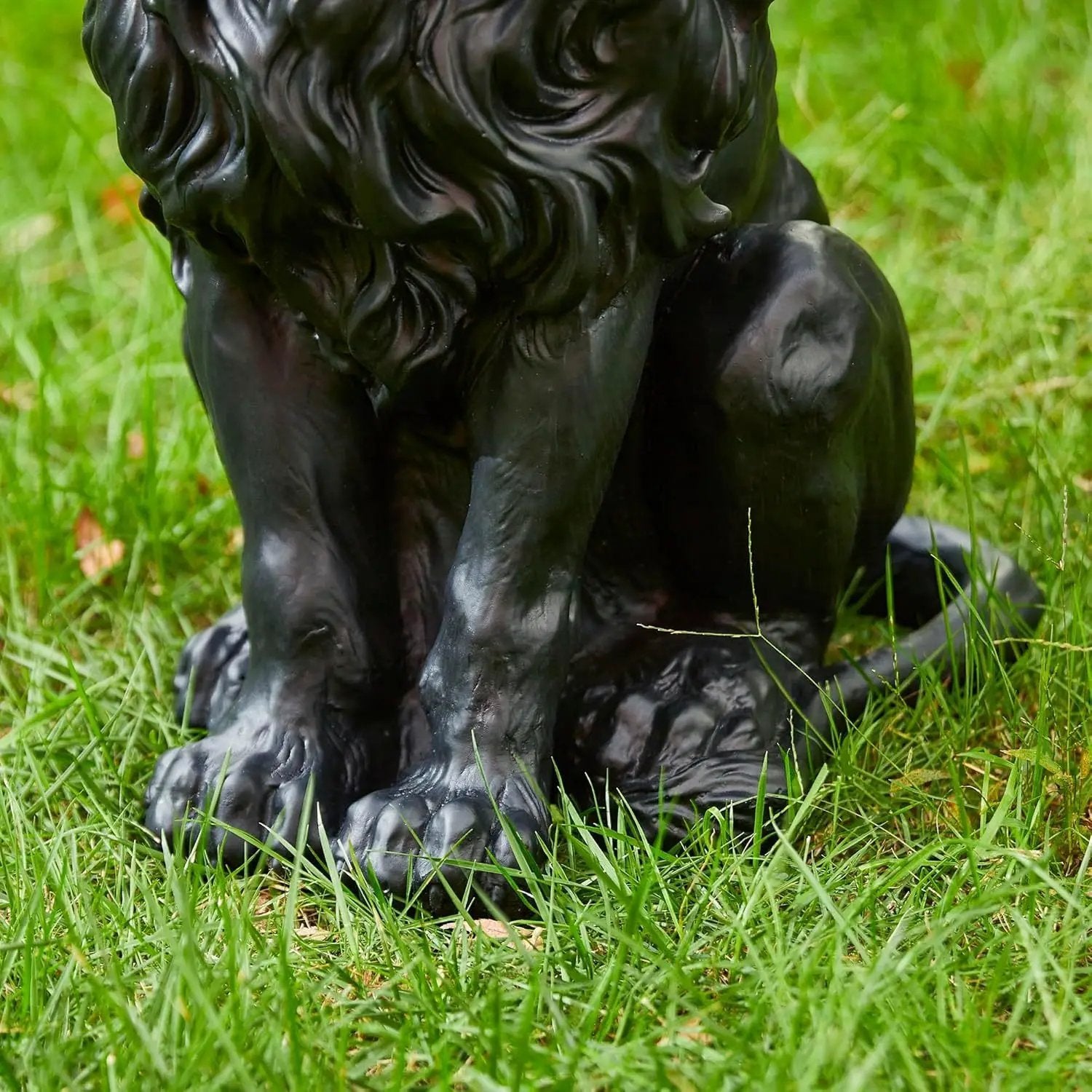 20.5" Resin Outdoor Lion Statue by HouseOfZazla