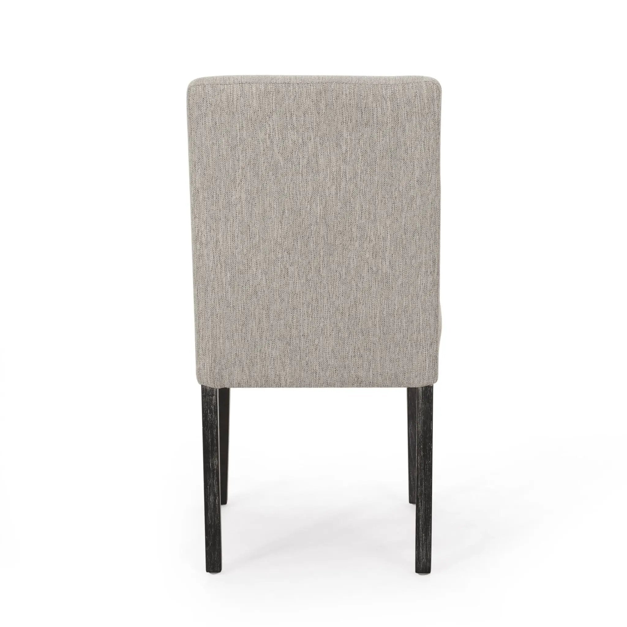 Contemporary Dining Chair with Upholstered Seating and Tapered Legs by HouseOfZazla