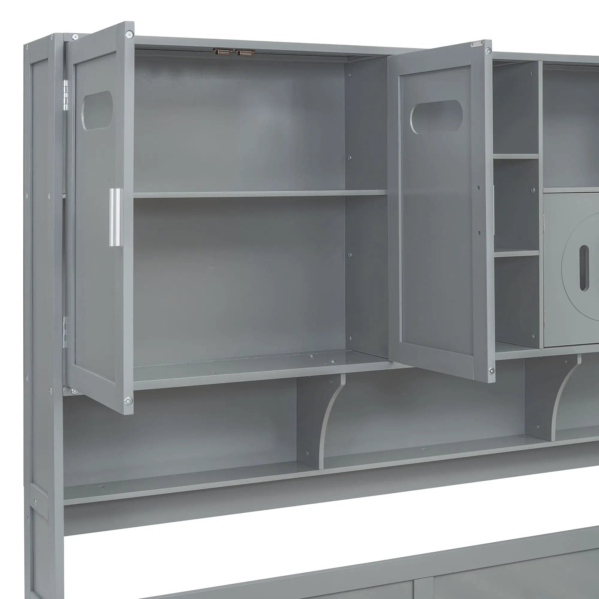 Daybed With All-In-One Cabinet And Shelf by HouseOfZazla