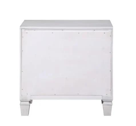 Katia - Weathered Night Stand - Gray / White by Unique Piece Furniture