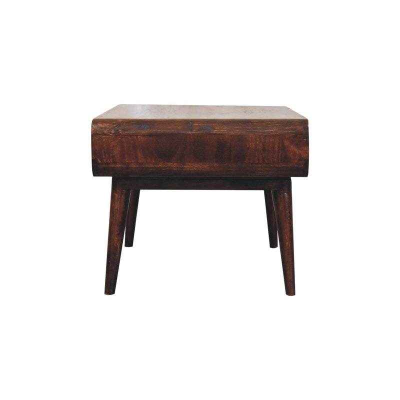 Solid Wood Curved Coffee Table by HouseOfZazla