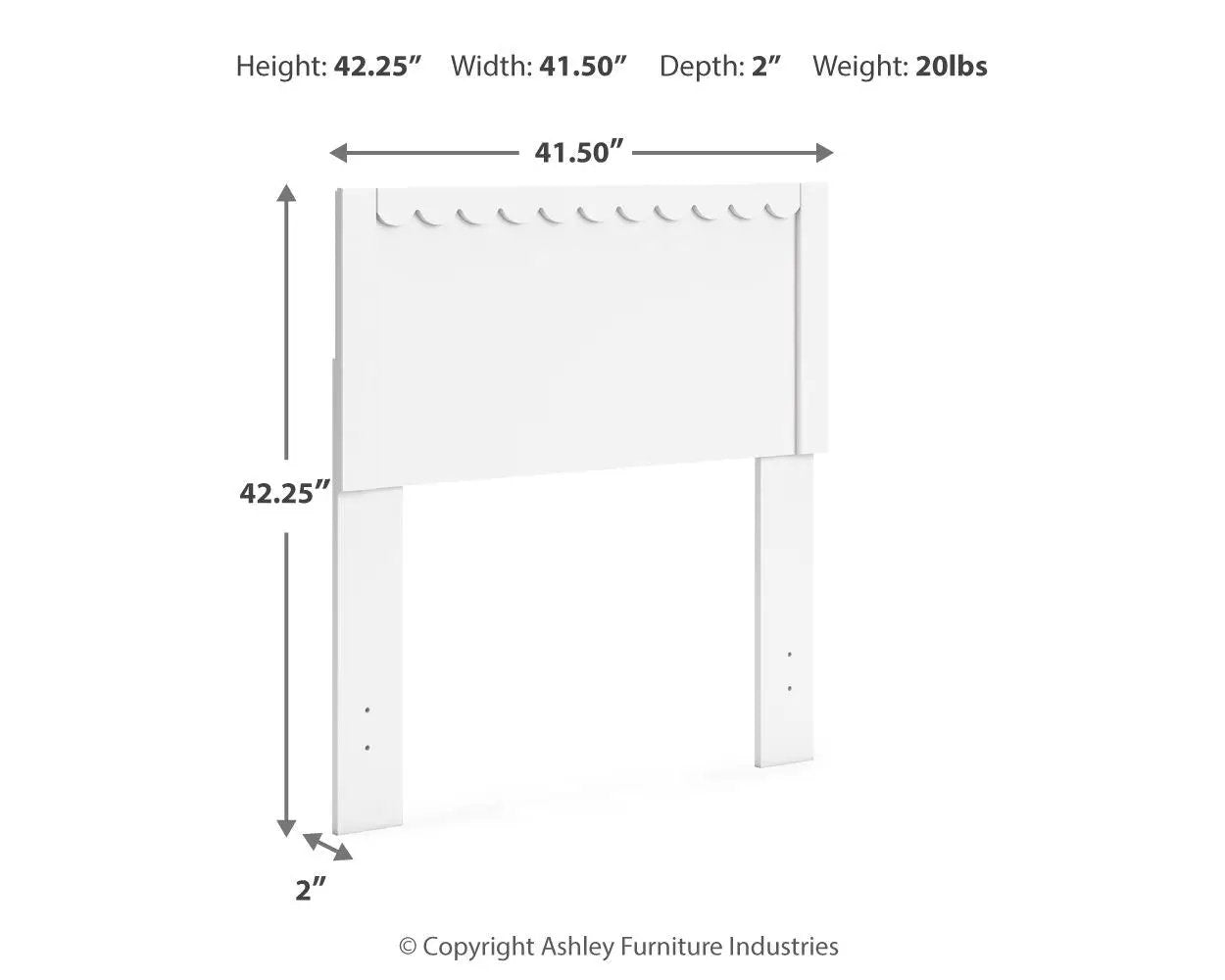Hallityn - Panel Headboard by Unique Piece Furniture