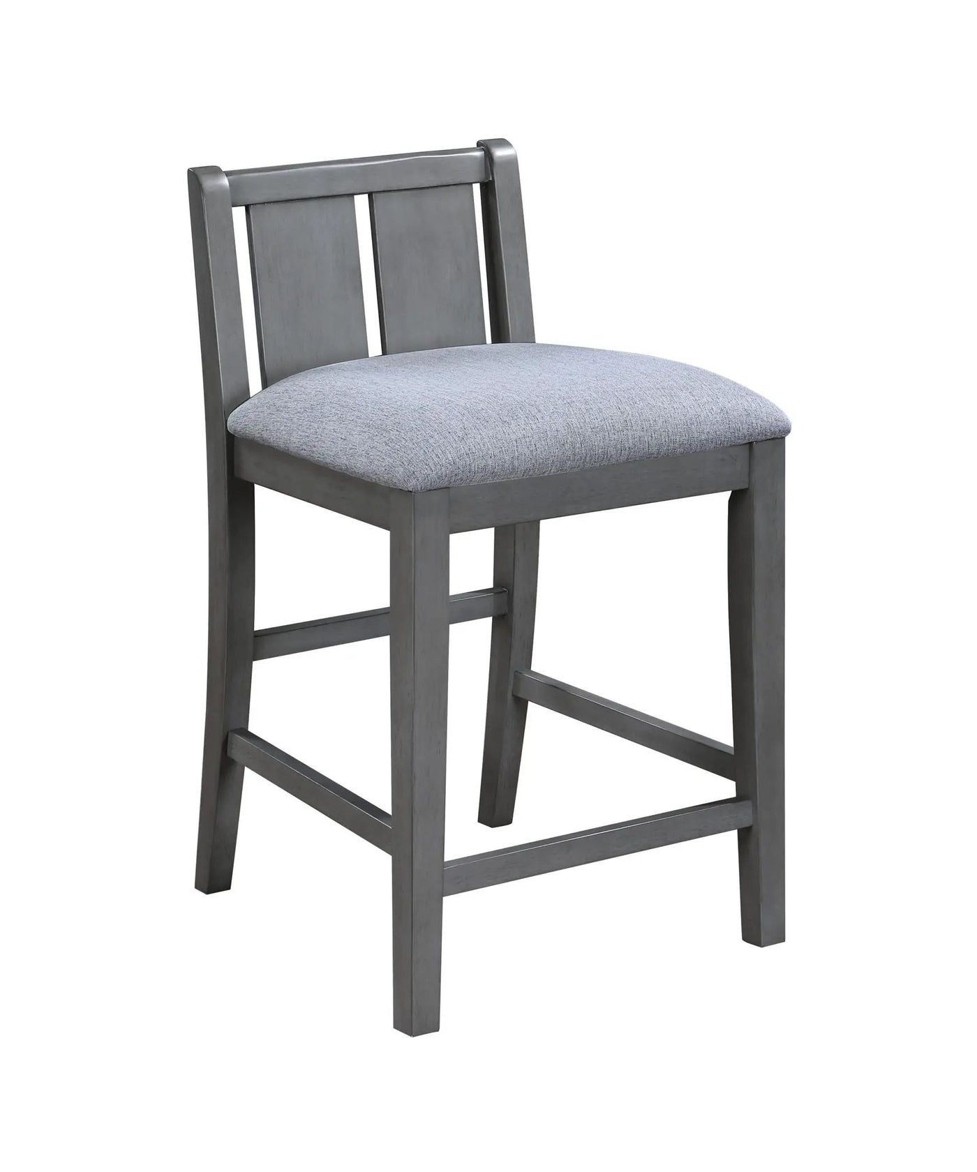 Graham - 3 Piece Small Space Counter Height Dining Table With Shelves And 2 Chairs (Set of 3) by Unique Piece Furniture