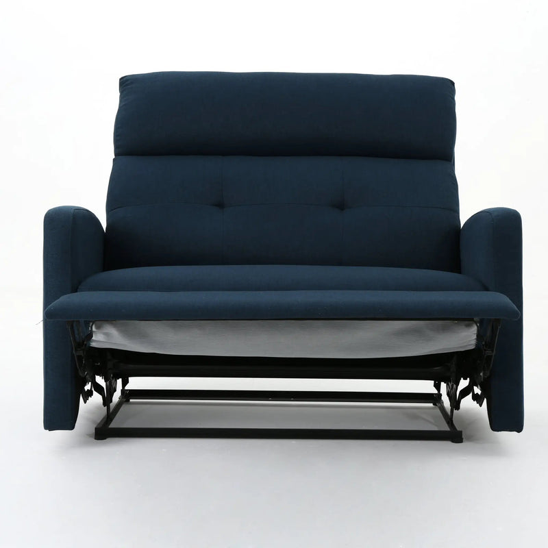 Reclining Loveseat - Leather Double Recliner Sofa by HouseOfZazla