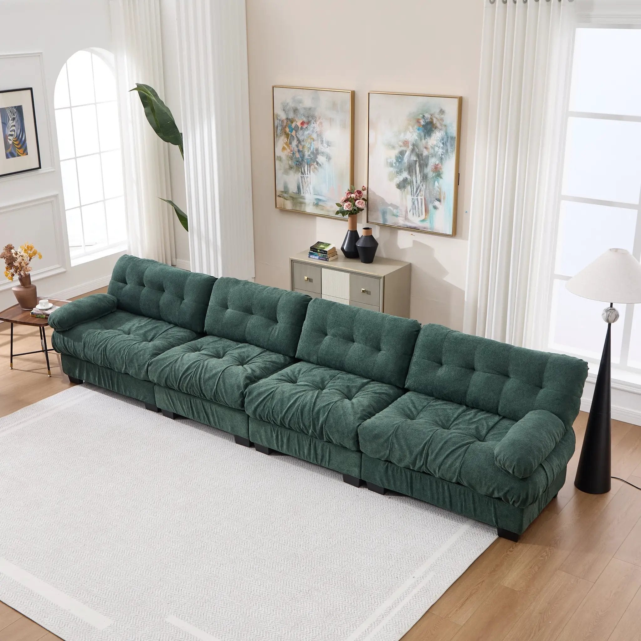 Modular Sectional Sofa Cloud Couch by HouseOfZazla