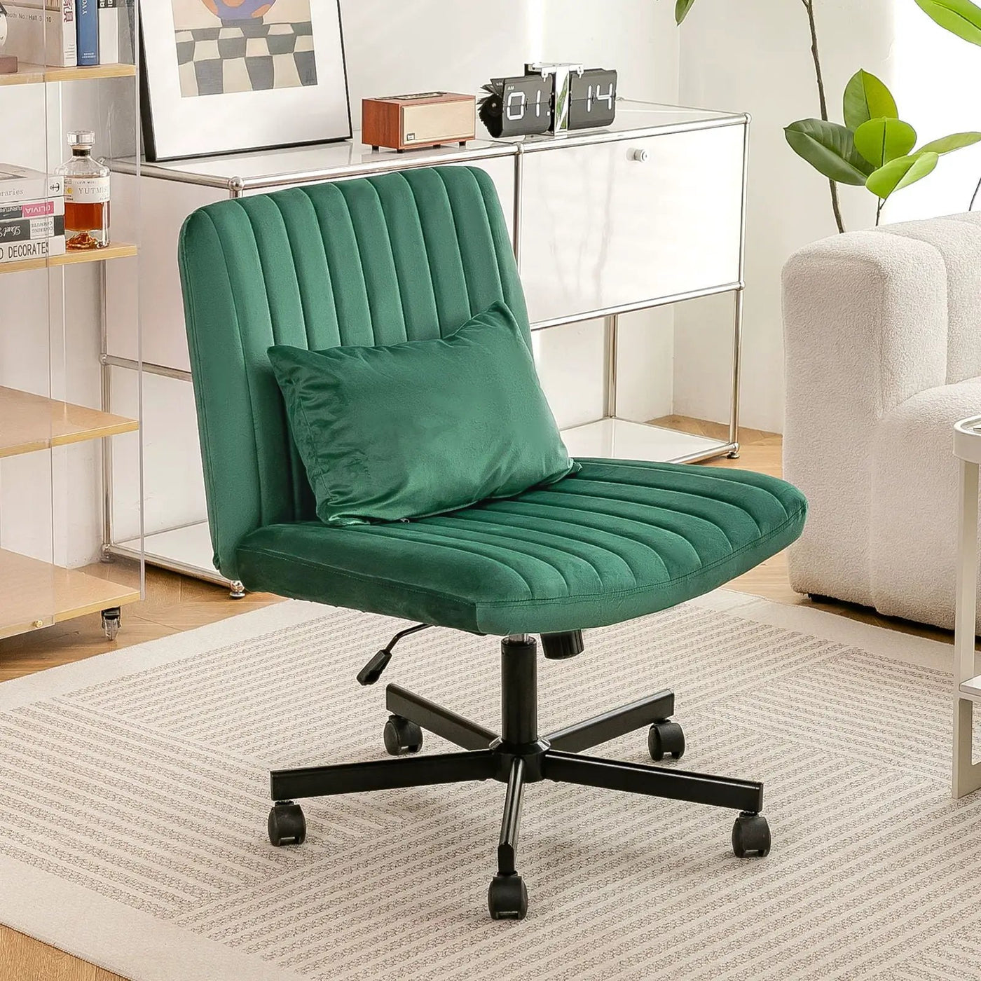 Criss Cross Office Chair With Adjustable Height, Ergonomic Design by HouseOfZazla