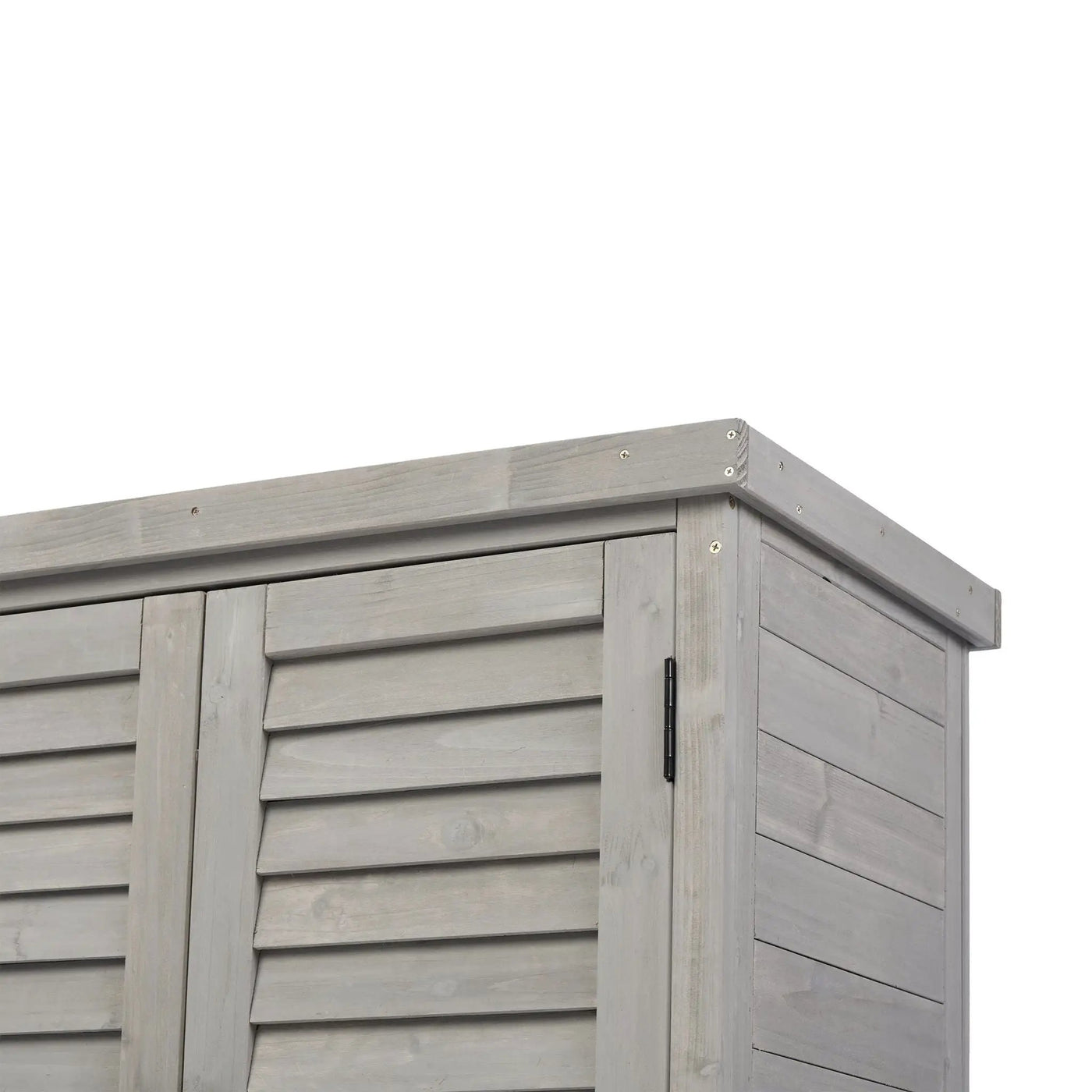 Potting Bench With Storage Cabinet And Metal Table Top For Outdoor by HouseOfZazla