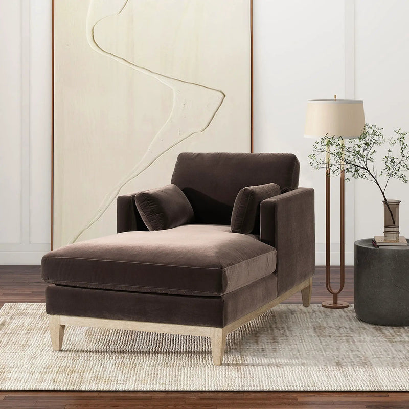 Knox - Modern Farmhouse Chaise Lounge Chair by HouseOfZazla