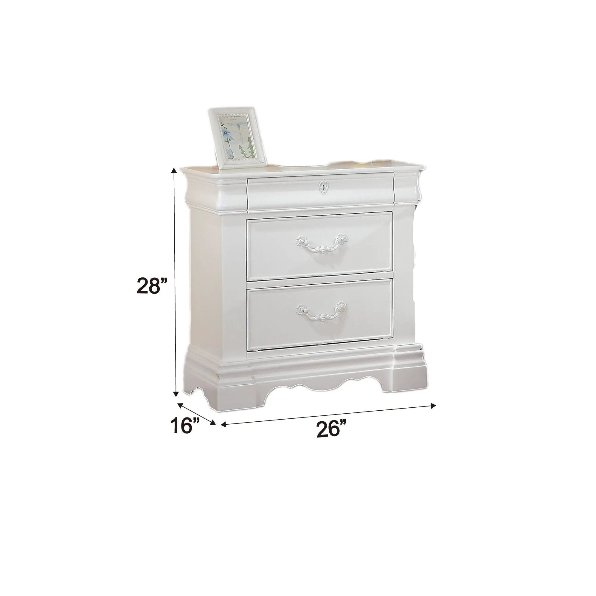 Estrella - Nightstand - White by HouseOfZazla