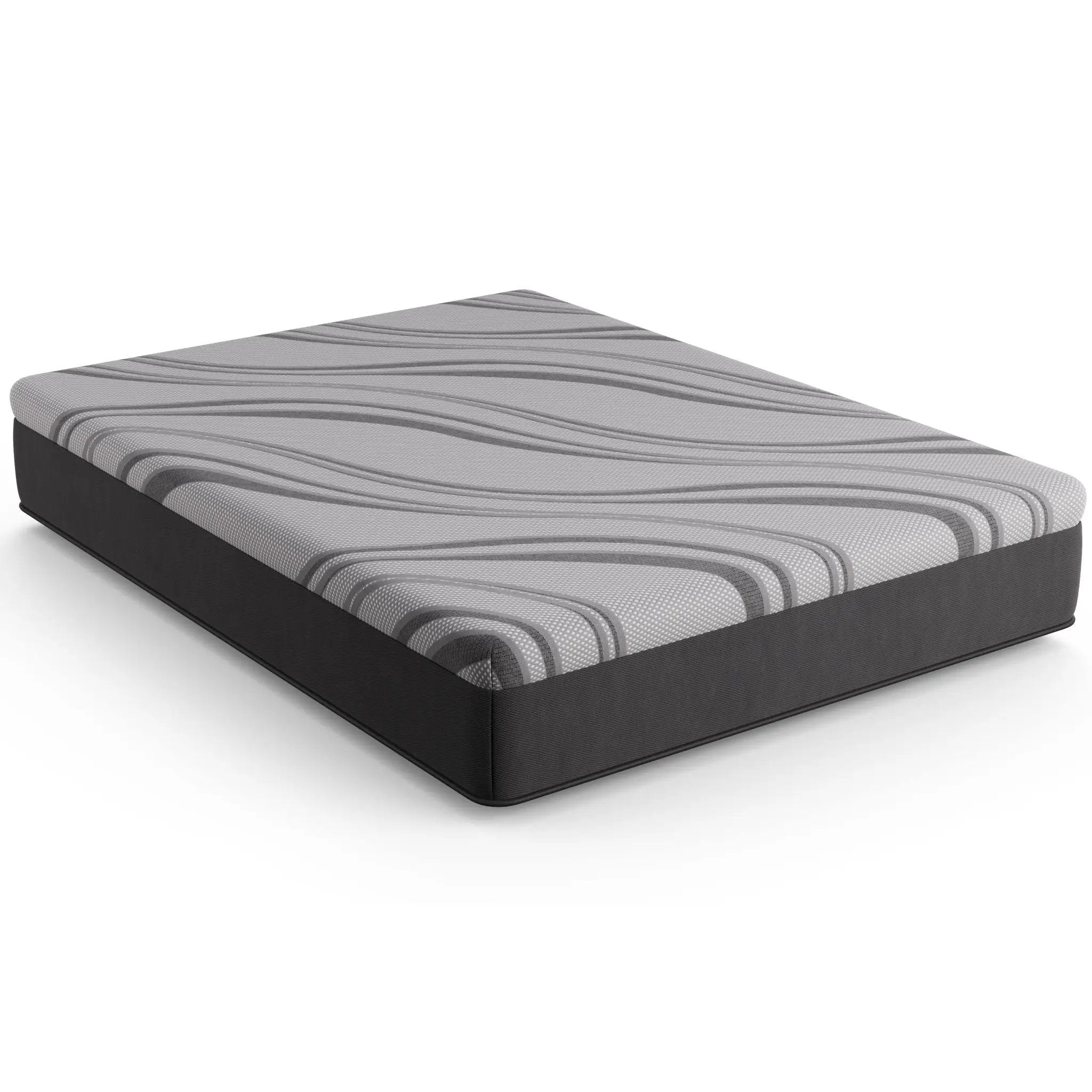 Bib Nl - 12" Pro Gel Hybrid Medium Mattress by Unique Piece Furniture