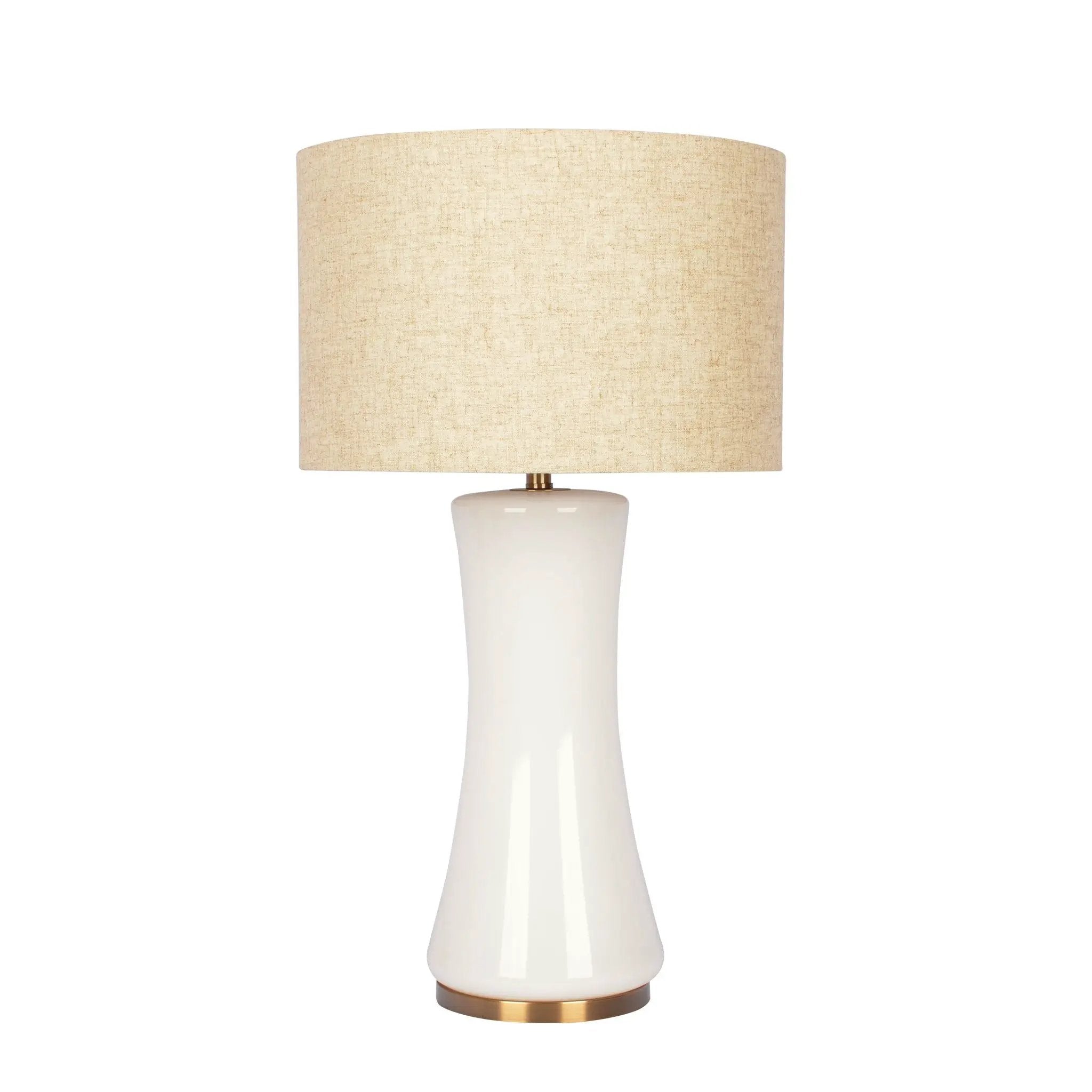 Cascade - Lamp Base Table Lamp - Beige / Gold / White by Unique Piece Furniture