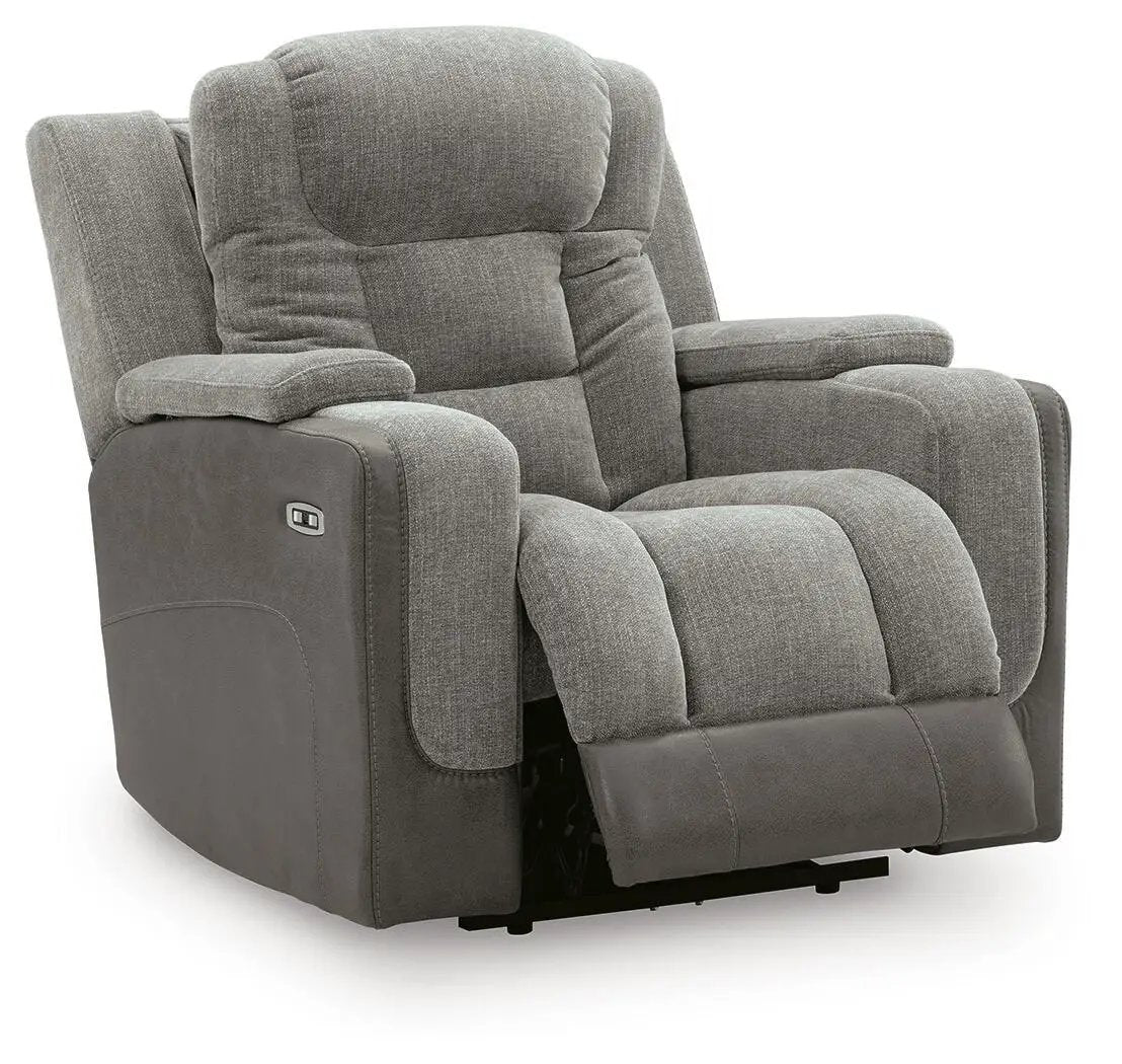 Mixed Motion - Power Recliner With Adjustable Headrest by Unique Piece Furniture