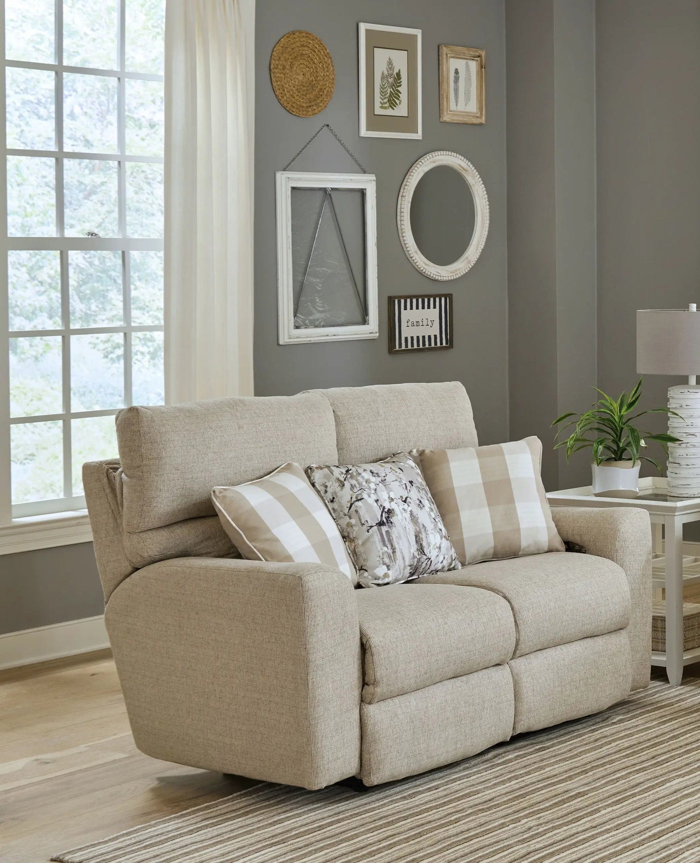 Searsport - Power Headrest Reclining Loveseat by Unique Piece Furniture