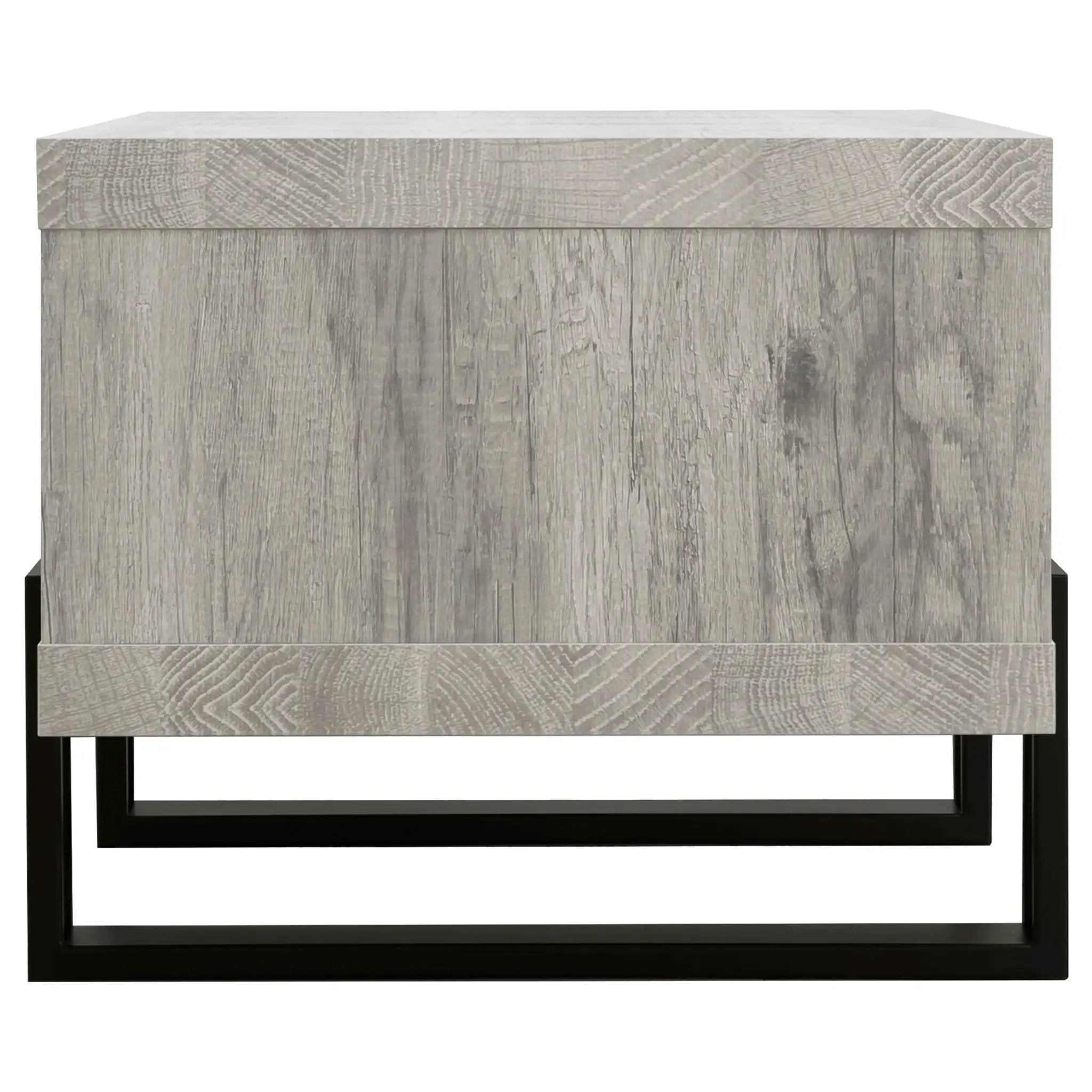 Dinard Engineered Wood Cocktail Coffee Table Grey Driftwood by Unique Piece Furniture