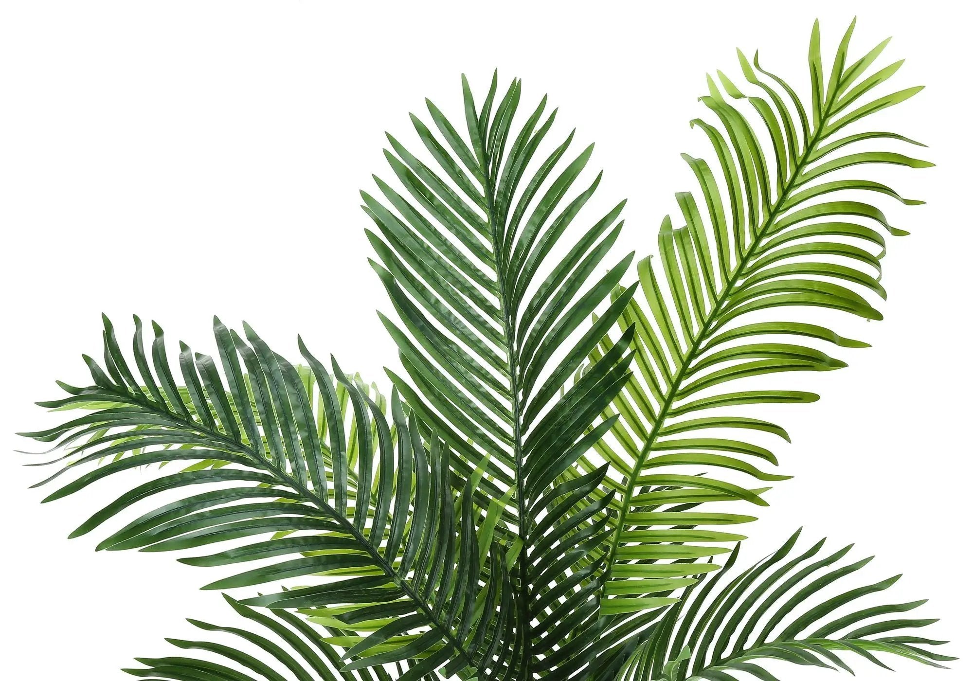 47" Tall Artificial Palm Tree - Indoor Faux Plant in Black Pot by HouseOfZazla