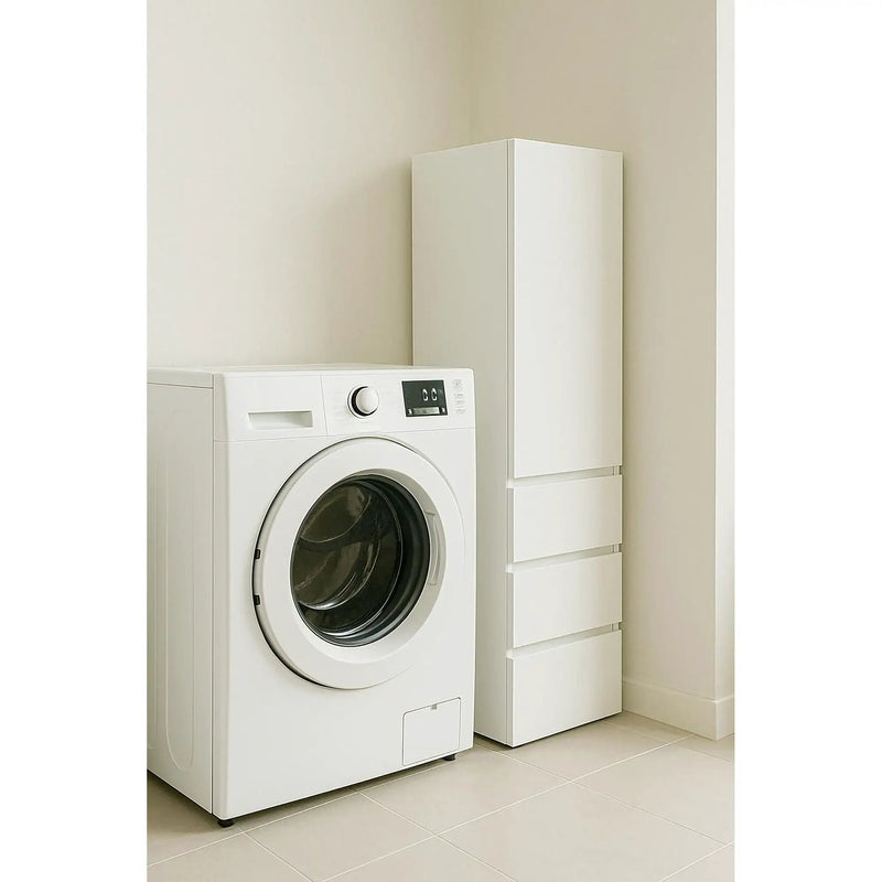 Elise - Modular Closet System With Mirror - White by HouseOfZazla