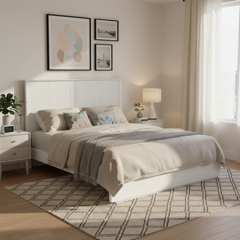 Stylish Queen Size Bed Frame by HouseOfZazla