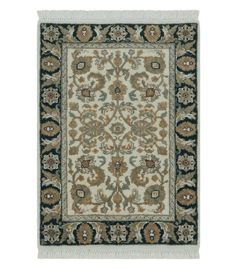 2' X 3' Handmade Indian Wool Rug Carpet Nice by Jewel Rugs