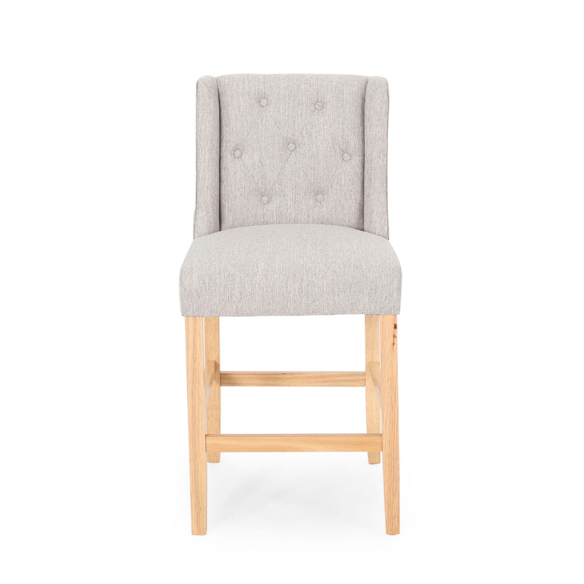 Vienna Contemporary Fabric Tufted & Wingback Counter Stools (Set of 2) by HouseOfZazla