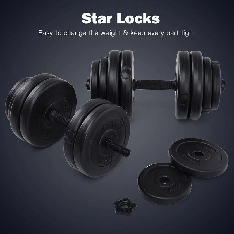 66 lbs Adjustable Weight Dumbbell Set by DirectDeals