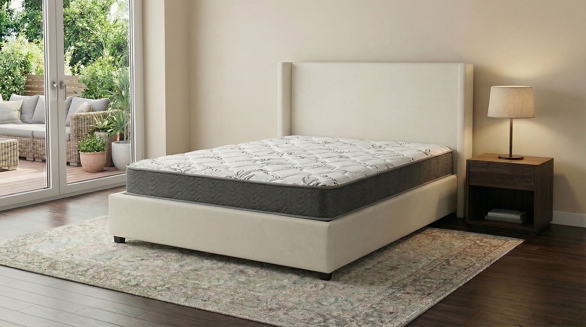 Kenyon 7-inch Queen Bamboo Cover Firm Foam Mattress by Unique Piece Furniture