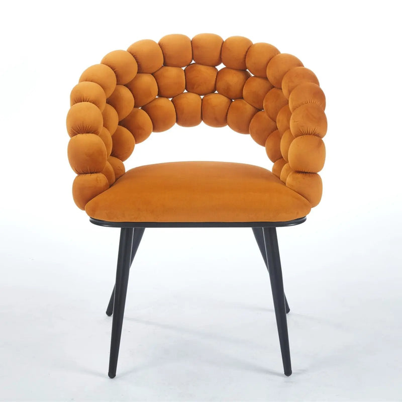 Modern Chair With Tube Legs, Soft Cushions And Comfortable Backrest by HouseOfZazla