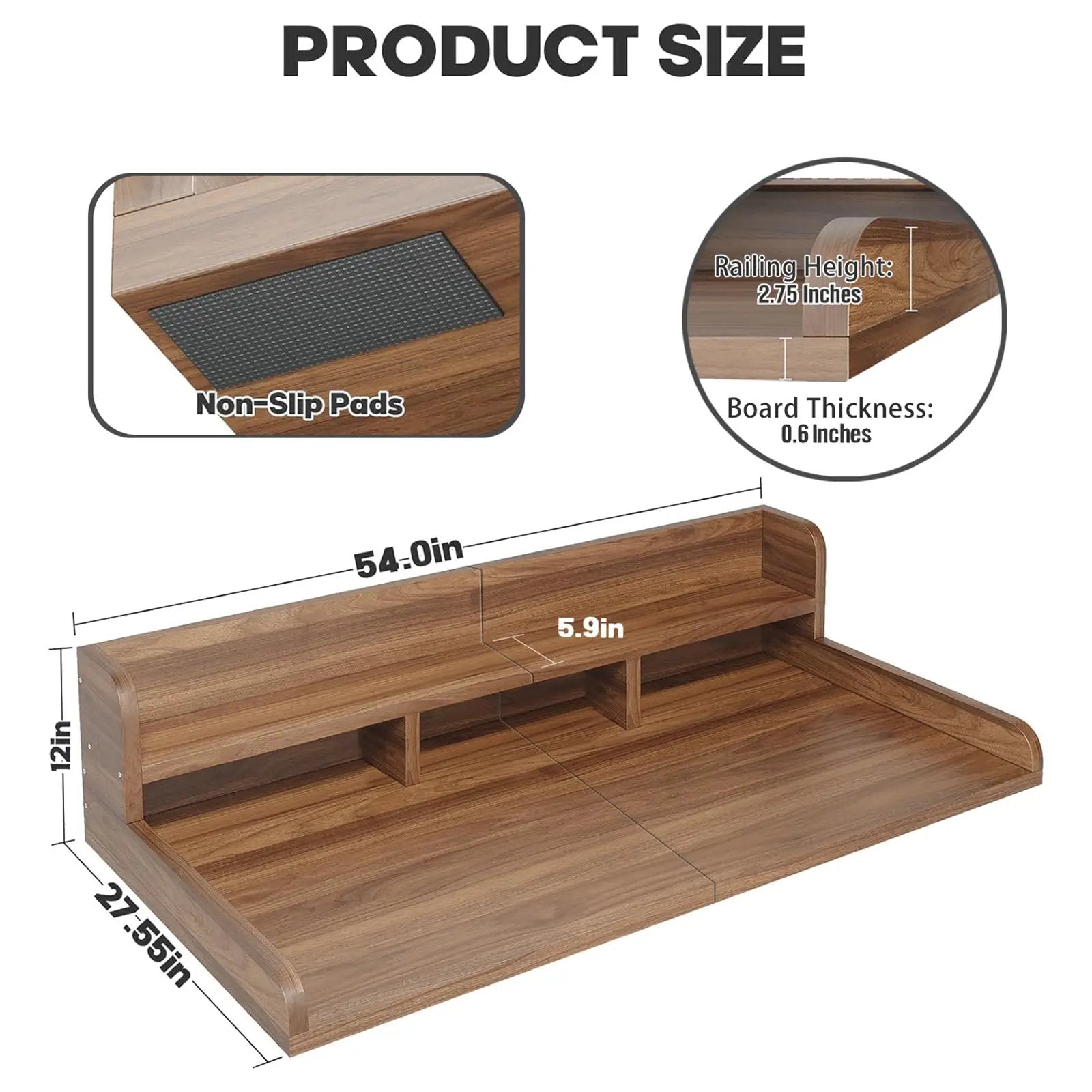 Washer Dryer Countertop with Non-Slip Pads by HouseOfZazla