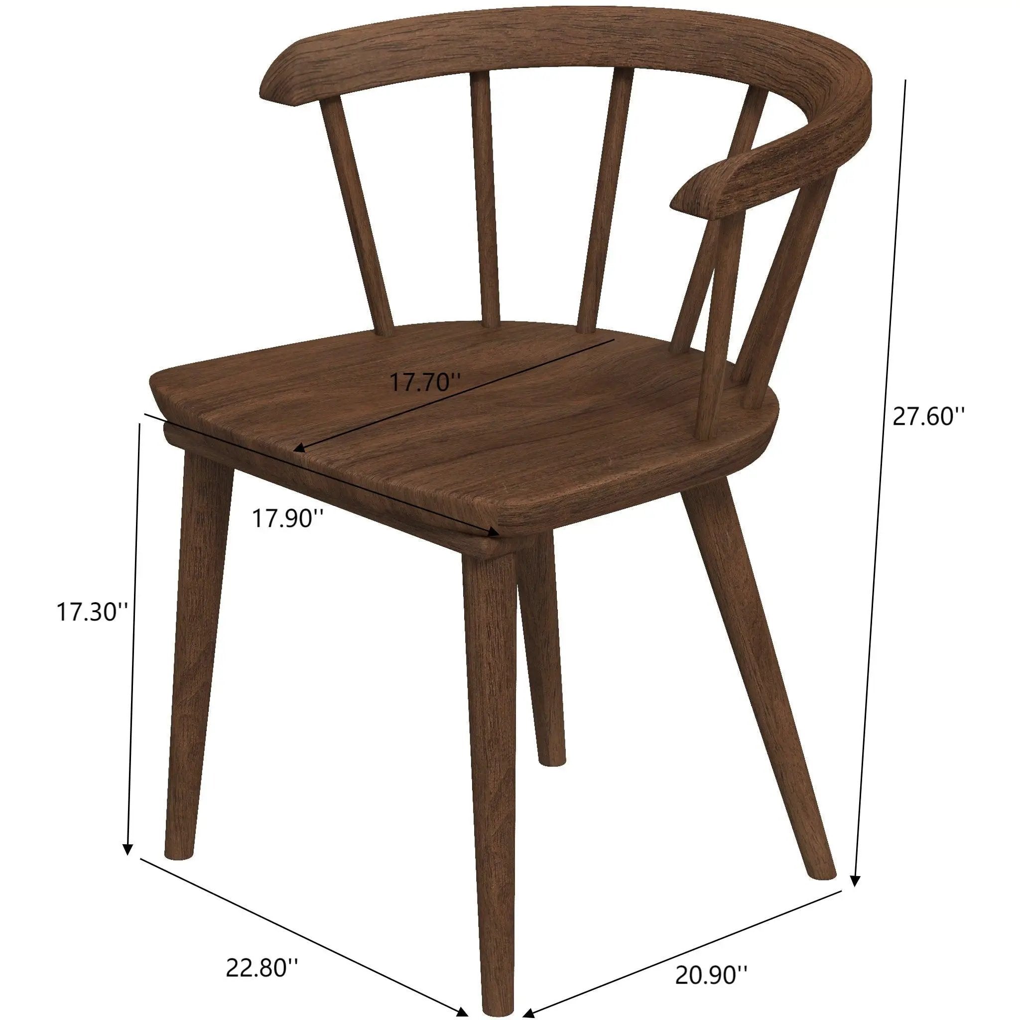 Kingsley - Dining Chair (Set of 2) - Brown by Unique Piece Furniture