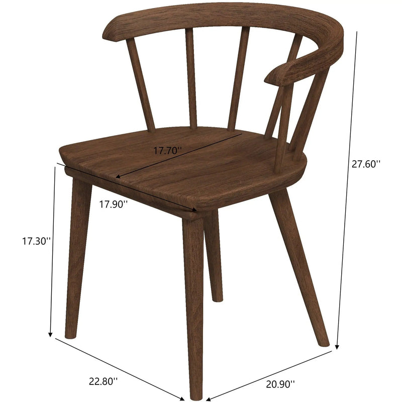 Kingsley - Dining Chair (Set of 2) - Brown by Unique Piece Furniture