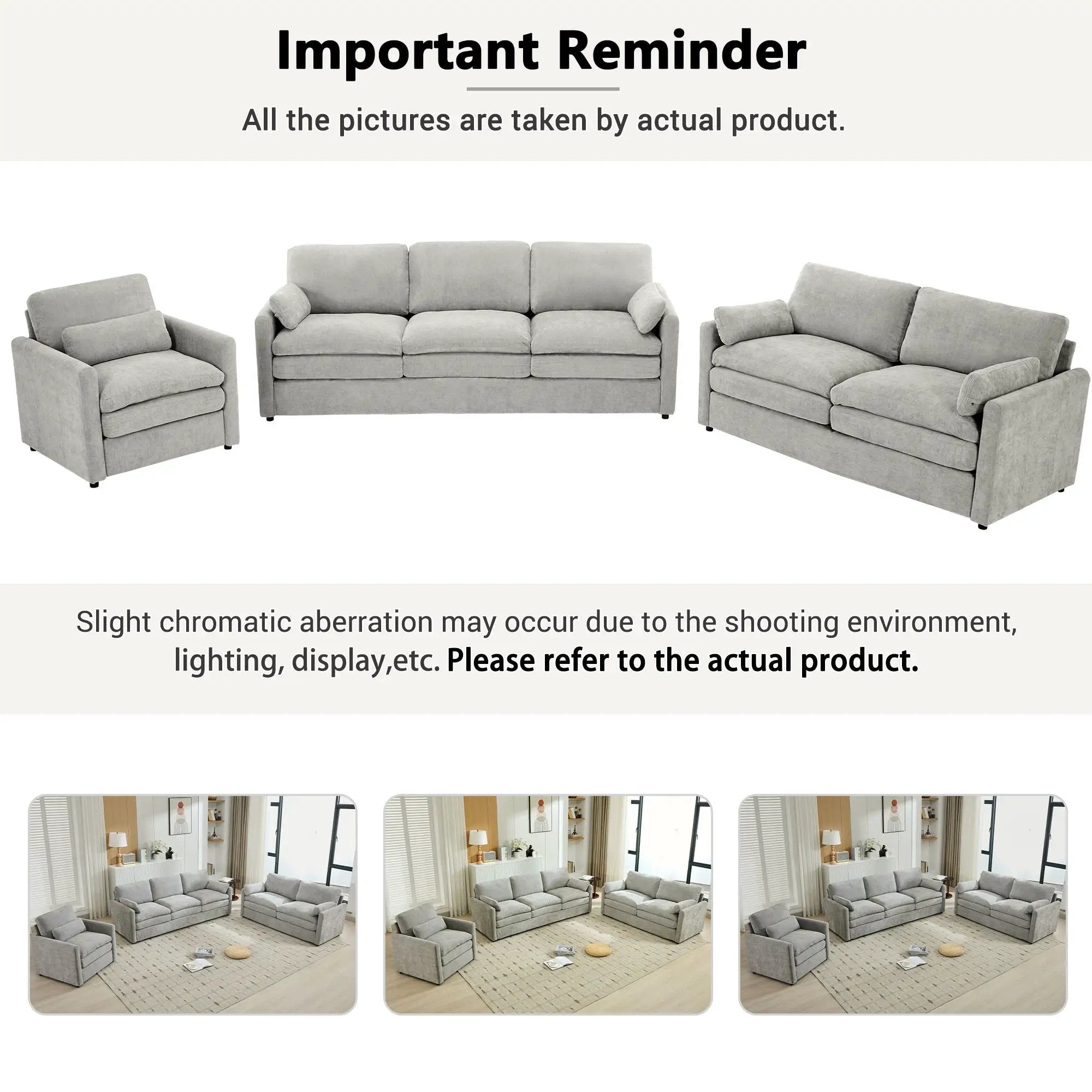 Cozy Upholstered Sofa Set For Living Room by Unique Piece Furniture