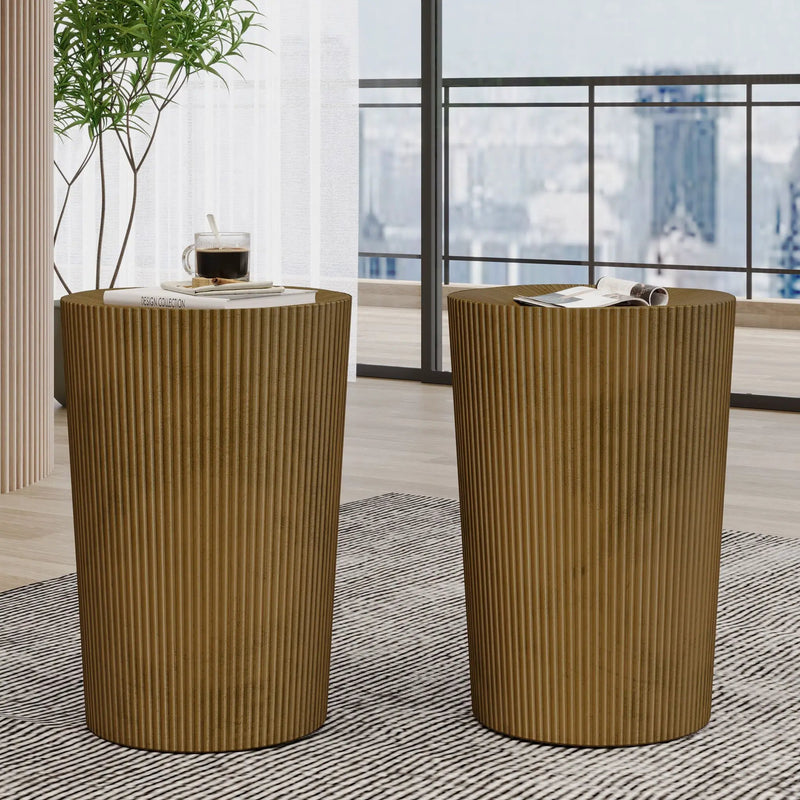 Langseth Iron Sunburst Side Table Modern Design by HouseOfZazla
