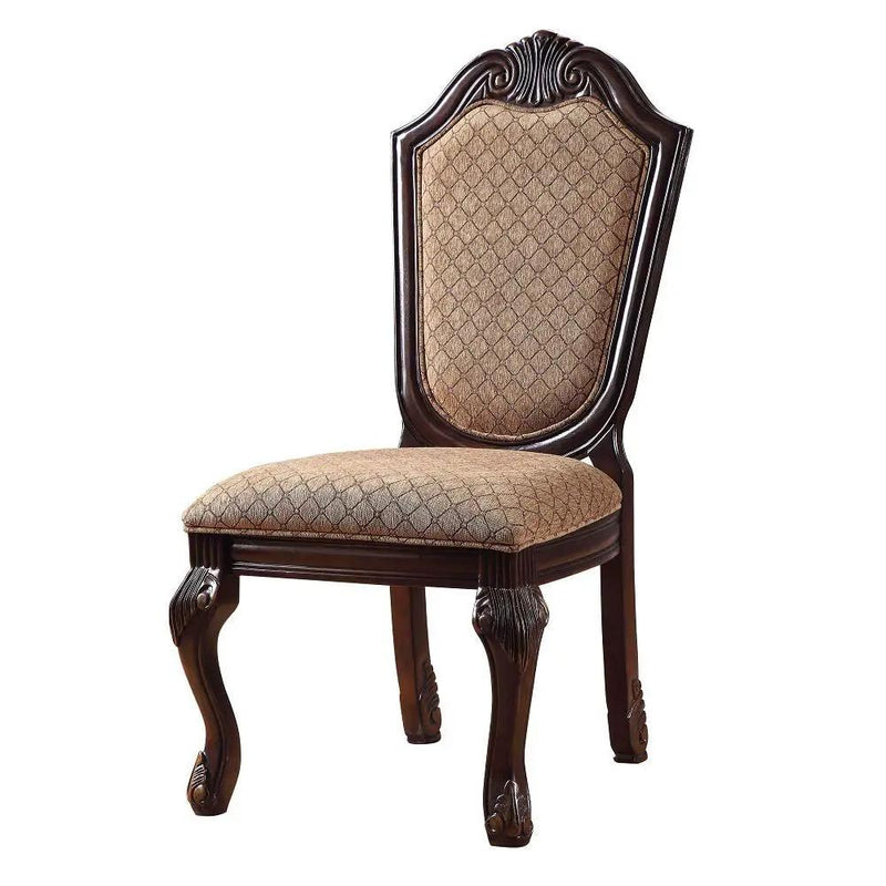 Chateau De Ville - Side Chair (Set of 2) - Fabric & Espresso by Unique Piece Furniture