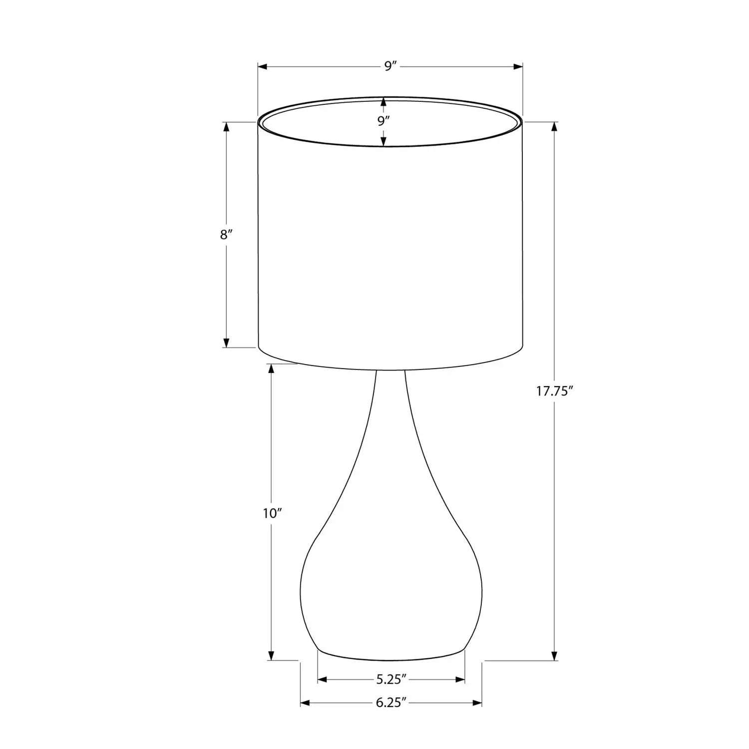 Lighting, Table Lamp, Contemporary (Set of 2) - Black by Unique Piece Furniture