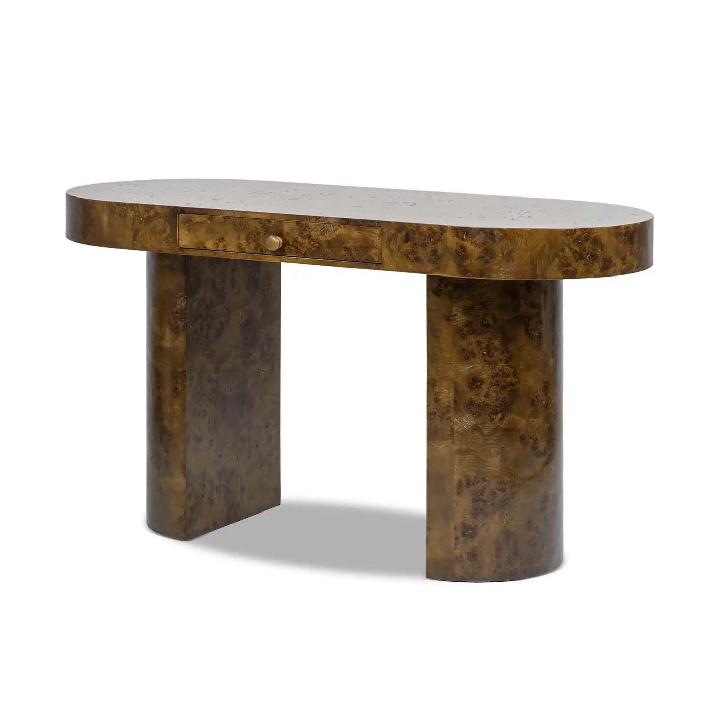 Jesse - Single Drawer Oval Computer Desk by Unique Piece Furniture