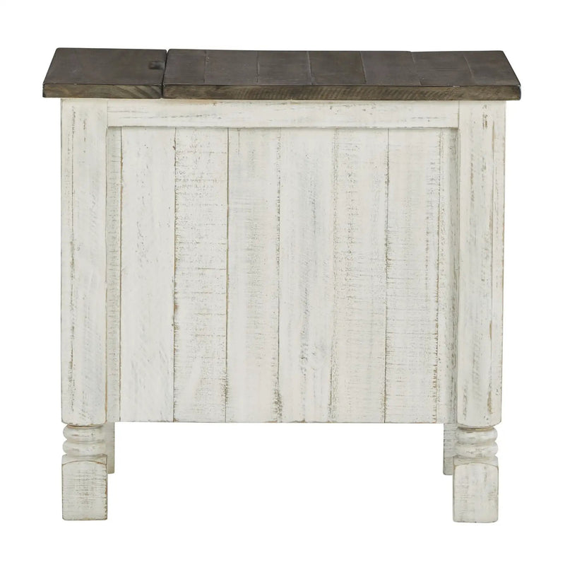 Havalance - Chair Side End Table - White / Gray by Unique Piece Furniture