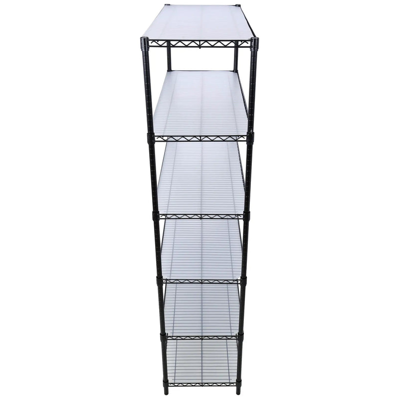 6 Tier 6000Lbs Capacity Nsf Metal Shelf Wire Shelving Unit, Heavy Duty Adjustable Storage Rack With Wheels & Shelf Liners For Commercial Grade Utility Steel Storage Rack by HouseOfZazla