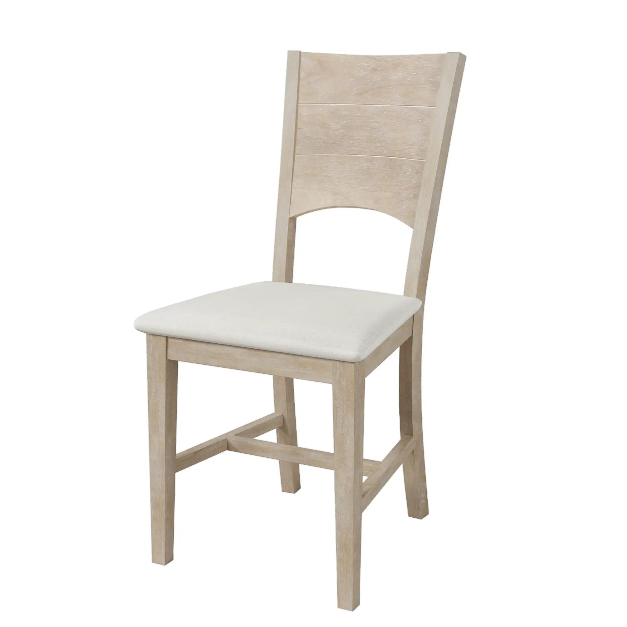 Topmax - 6 Piece Wood Half Round Dining Table Set Kitchen Table Set With Long Bench And 4 Dining Chairs, Modern Style by HouseOfZazla