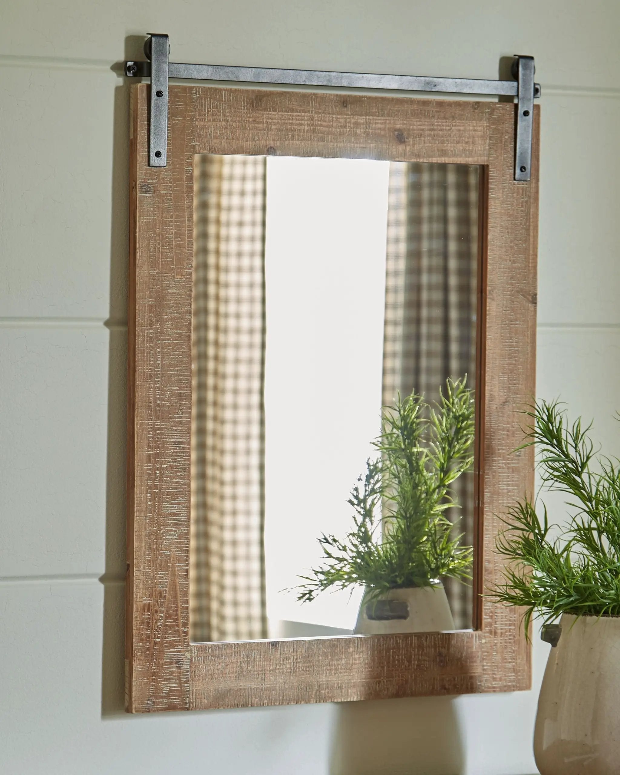 Lanie - Accent Mirror - Antique Brown by Unique Piece Furniture