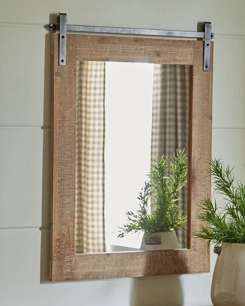 Lanie - Accent Mirror - Antique Brown by Unique Piece Furniture