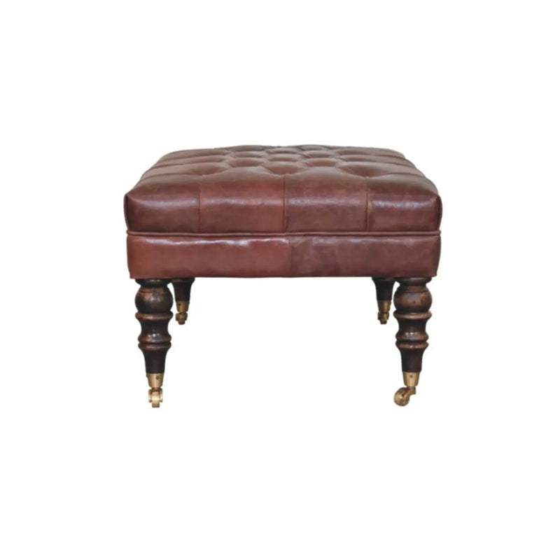 Buffalo - Ottoman With Castor Legs by HouseOfZazla