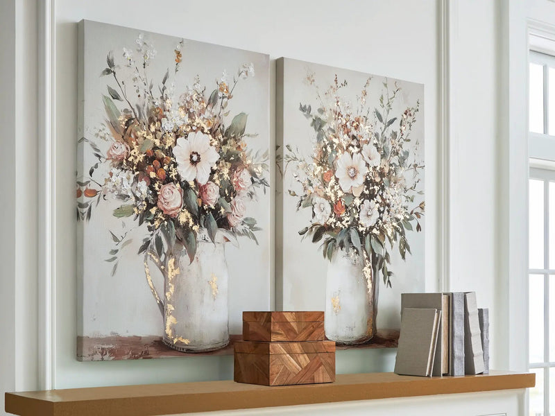 Faisaldon - Wall Art Set (Set of 2) - Multi by Unique Piece Furniture