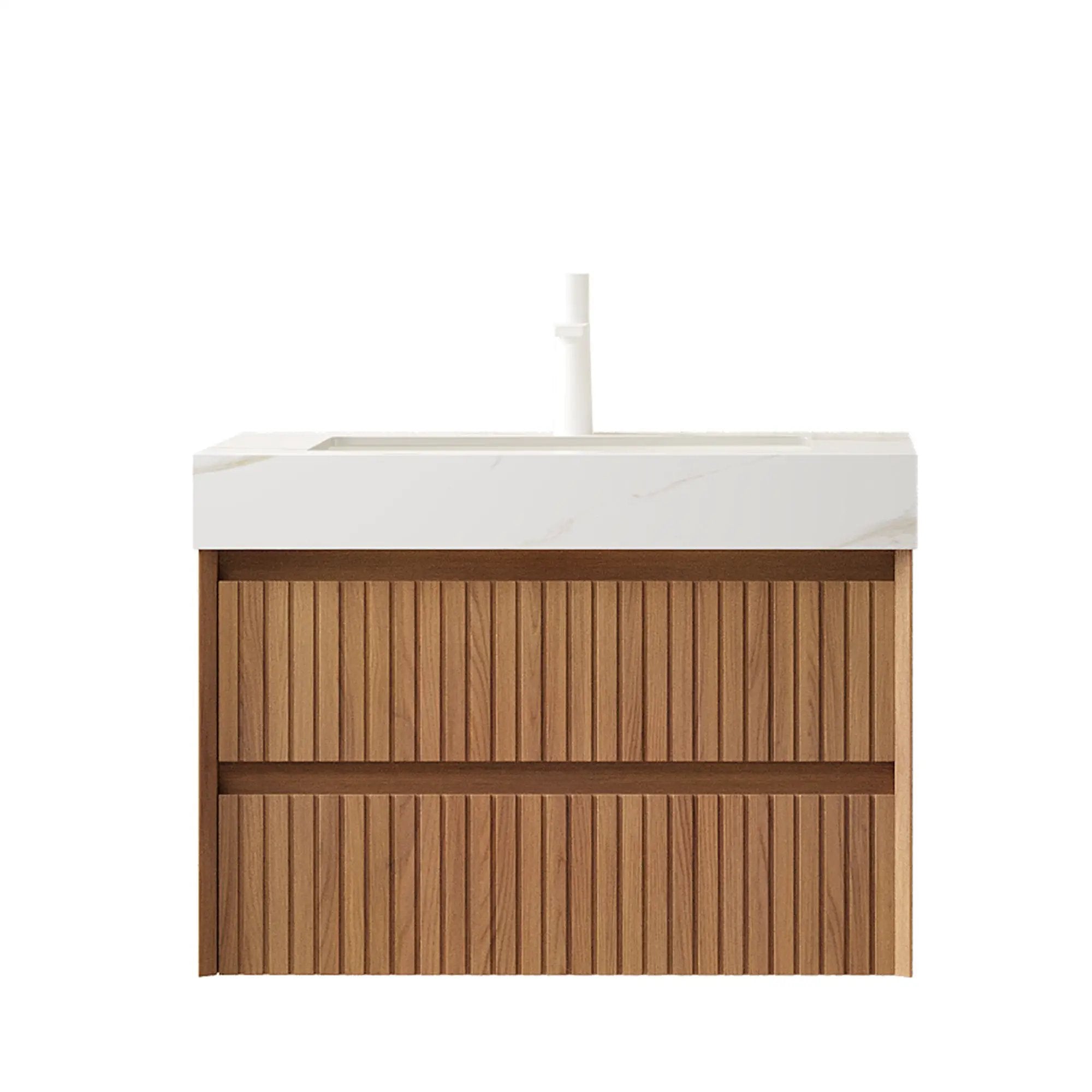 Tilley 30" Bathroom Vanity & Sink with 2 Drawers by HouseOfZazla