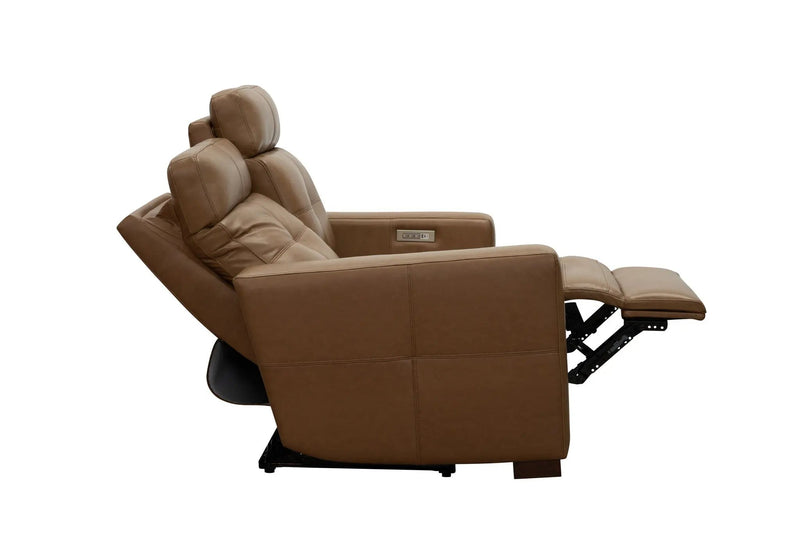 Cara - Loveseat With Power Recline, Power Headrest And Power Lumbar - Light Brown by Unique Piece Furniture