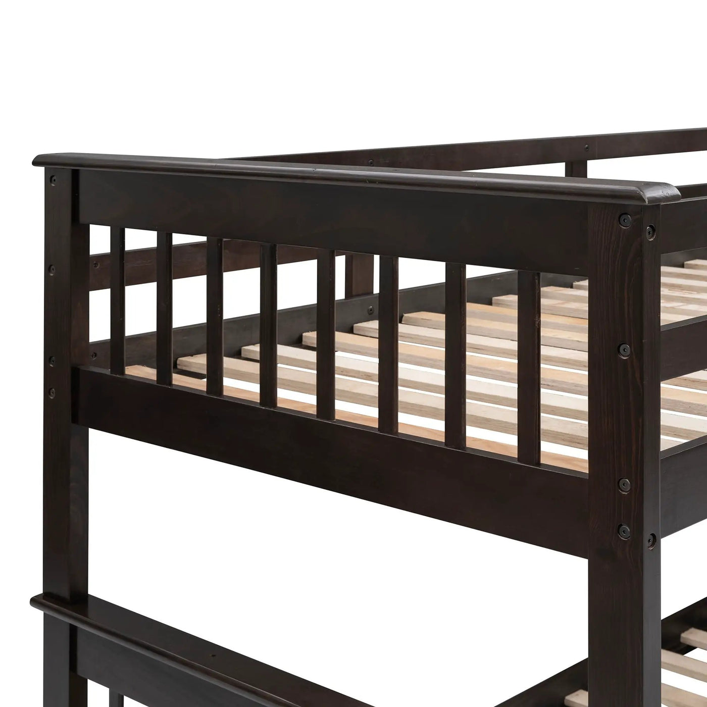 Stairway Bunk Bed With Storage And Guard Rail For Bedroom by Unique Piece Furniture