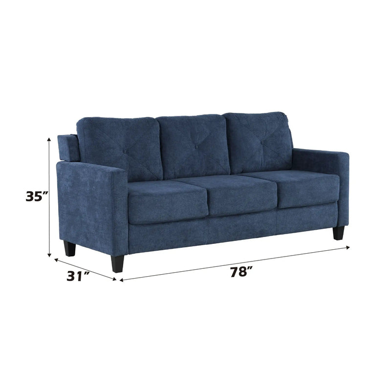 Horatio Chenille 3-Seater Sofa by HouseOfZazla